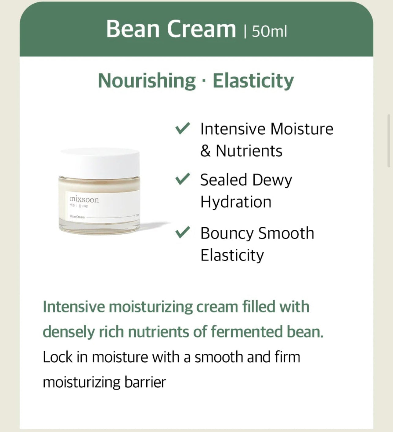mixsoon Bean Cream