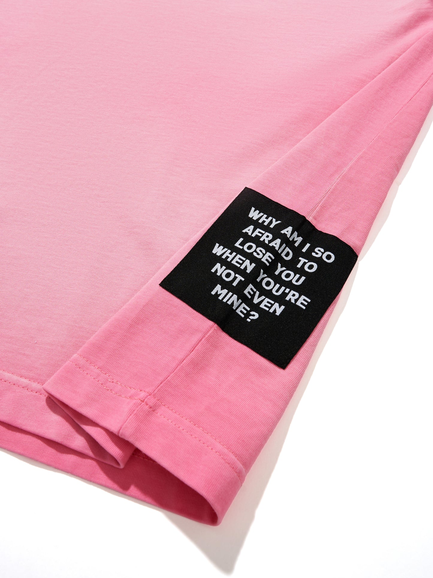 OVERSIZED T-SHIRT - HADES NOTYOURCRUSH WASH T-SHIRT PINK
