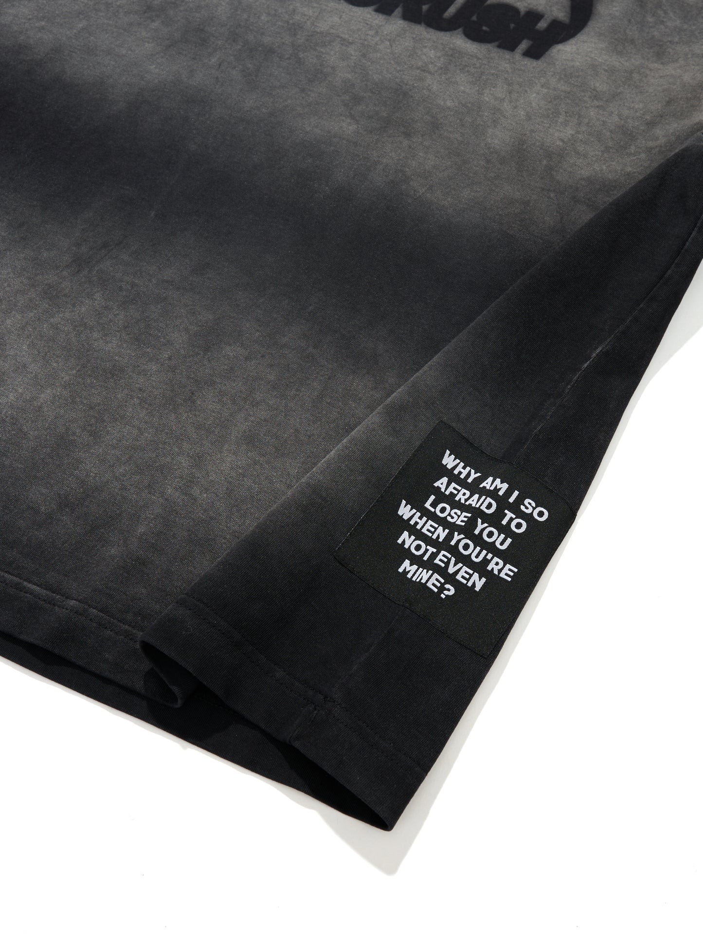 OVERSIZED T-SHIRT - HADES NOTYOURCRUSH WASH T-SHIRT BLACK